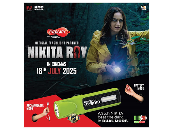 Eveready Launches India's 1st Ever Hybrid Torch with Sonakshi Sinha-starrer 'Nikita Roy'