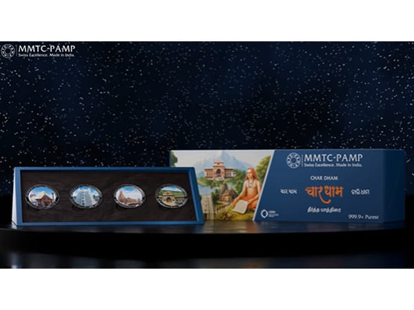 Divine Blessings in Silver: MMTC-PAMP Launches 99.99%+ Silver Char Dham 20gm Coin Series Honouring India's Spiritual Compass