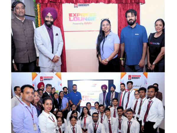 Global Creative Tech Giant Adobe Collaborates with Chandigarh University to Launch India's First Express Lounge Lab to Nurture Future-Ready Talent Pool