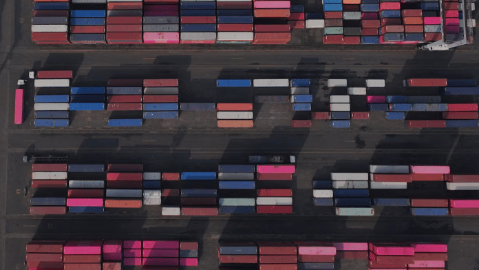 A drone view shows stacks of containers at the Tanjung Priok port in Jakarta, Indonesia, July 10, 2025 | Reuters