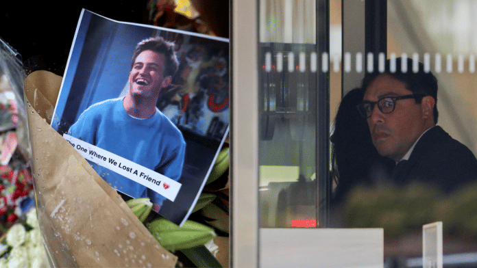 File photo of Matthew Perry & Dr. Salvador Plasencia (right) | Reuters