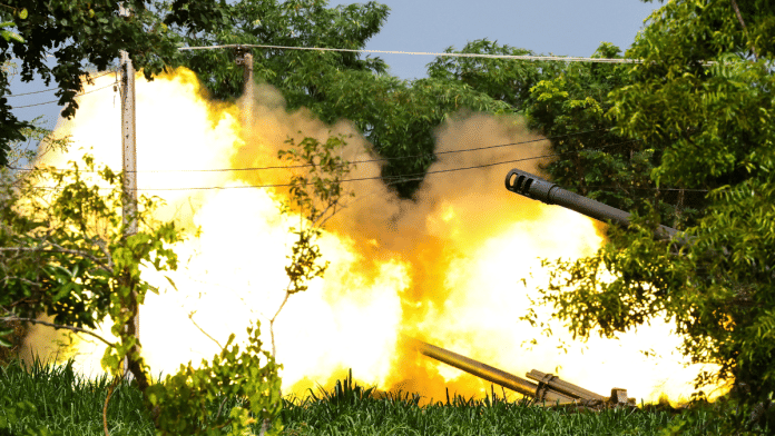A Thailand's mobile artillery unit fires towards Cambodia's side after Thailand and Cambodia exchanged heavy artillery on Friday as their worst fighting in more than a decade stretched for a second day, in Surin, Thailand, July 25, 2025 | Reuters
