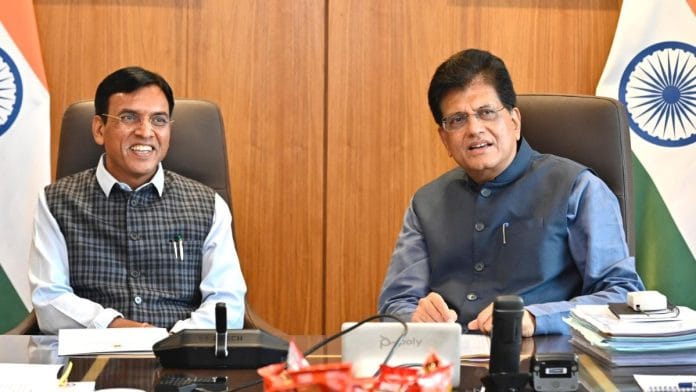 nion Labour and Employment Minister Mansukh Mandaviya met Union Commerce and Industry Minister Piyush Goyal | X/@PiyushGoyal