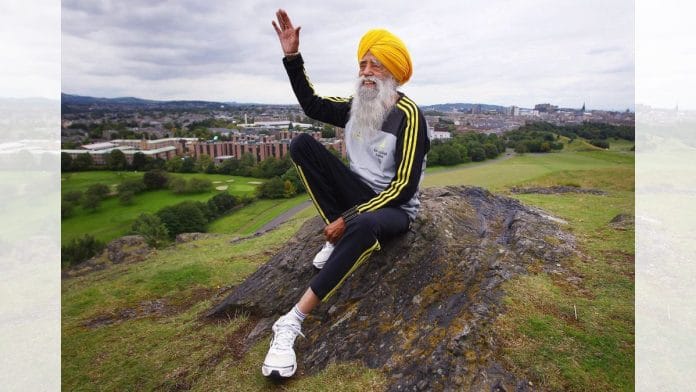File photo of Fauja Singh | X @ddsportschannel