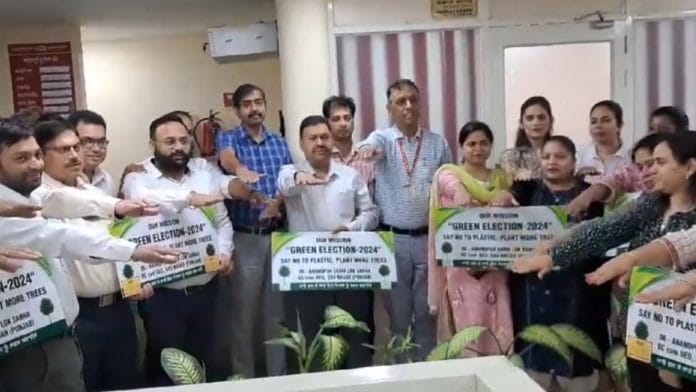 IAS Heera Lal launching green drive in his capacity as gen observer in Anandpur Sahib, Punjab, on 21 May, 2024 | X @dcmohali