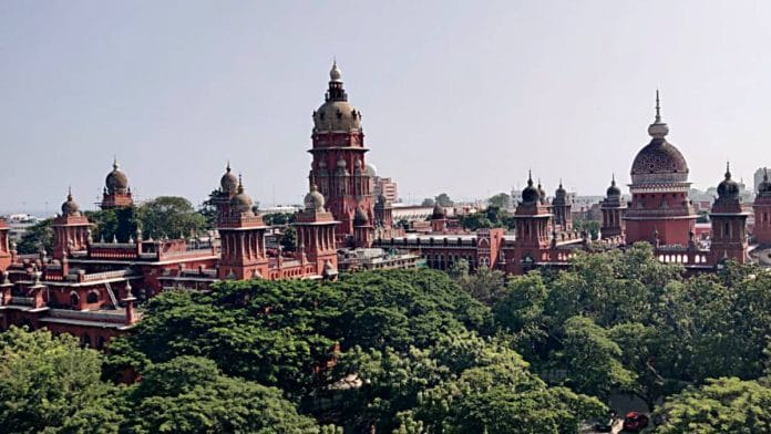 A view of Madras High Court in Chennai | Photo: ANI