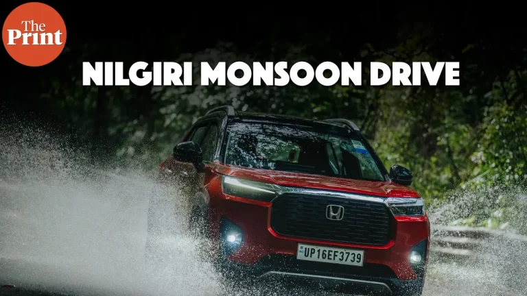 Driving through the Nilgiris in Kerala and Tamil Nadu during a drive of discovery