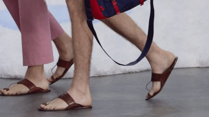 Kolhapuri chappals in Prada's SS26 menswear collection | Instagram\@prada