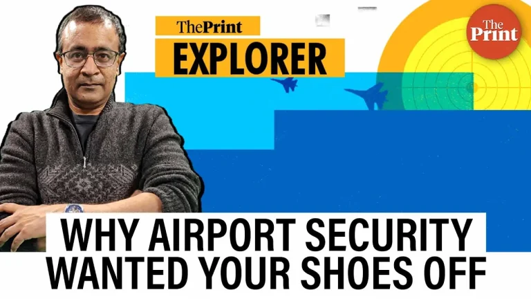 Why you had to take off your shoes while going through airport security