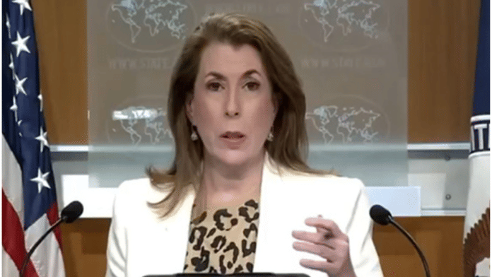 File Photo US State Department Spokesperson Tammy Bruce | ANI