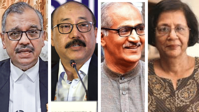 Nominated for Rajya Sabha: Senior advocate Ujjwal Nikam, retired foreign secretary Harsh Vardhan Shringla, social worker C Sadanandan Master and historian Meenakshi Jain | ANI, X