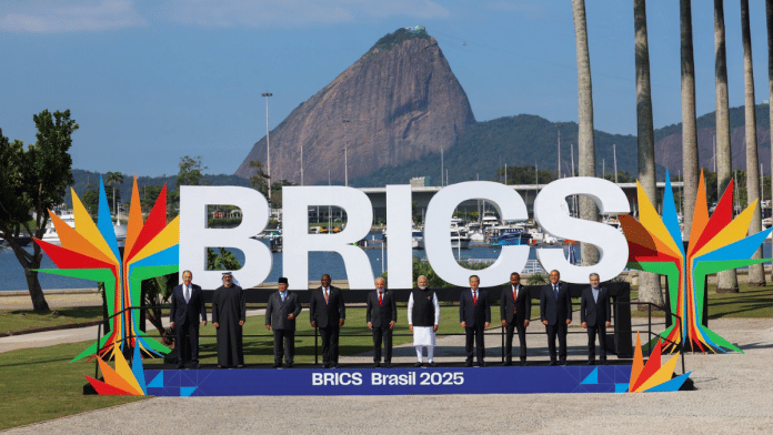 Leaders of the BRICS grouping at the Summit in Rio de Janeiro, Brazil | X/@narendramodi