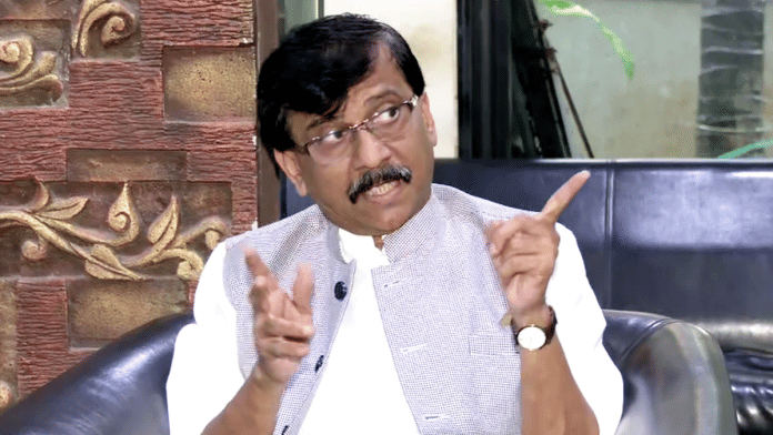File photo of Shiv Sena (UBT) spokesperson and Rajya Sabha MP Sanjay Raut | ANI