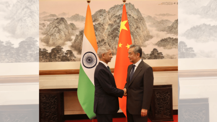 External Affairs Minister S.Jaishankar with his Chinese counterpart Wang Yi in Beijing on Monday | X/@DrSJaishankar