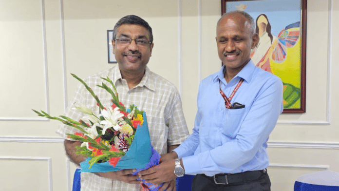 Senior IAS officer S Krishnan after being announced as the new president of the IAS Central Association | X/@IASassociation