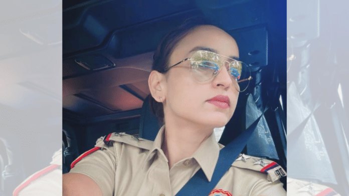 Sub-inspector Neetu Bisht (above) was arrested along with her accomplices on Sunday | Credit: Instagram
