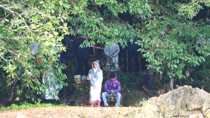 Screengrab showing rhe sixth spot in the forest along the Nethravathi in Dharmasthala | By Special Arrangement