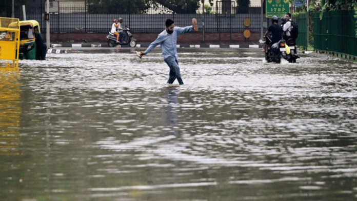 Representational image of Delhi rainfall | ANI