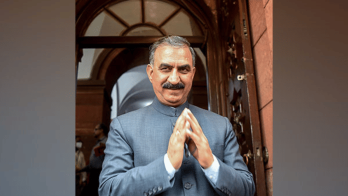 File photo of Himachal Pradesh CM Sukhvinder Singh Sukhu | ANI