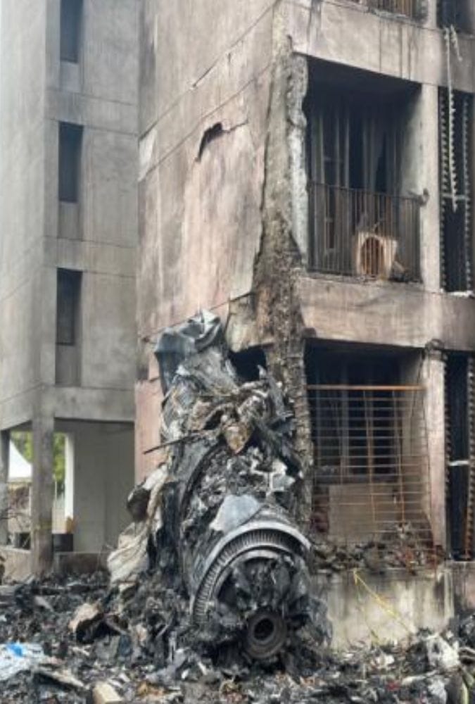 Engine of the aircraft | Courtesy | AAIB