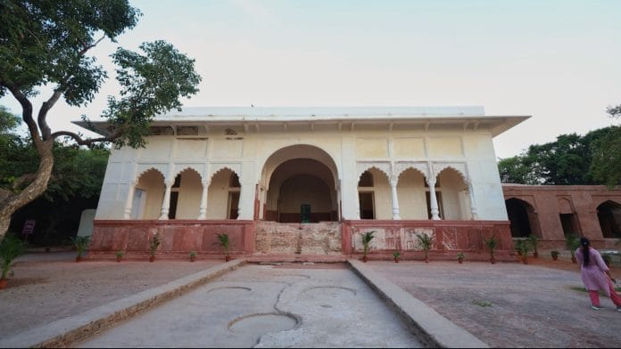 Restored Mughal-era Sheesh Mahal in Shalimar Bagh | Photo: Manisha Mondal | ThePrint