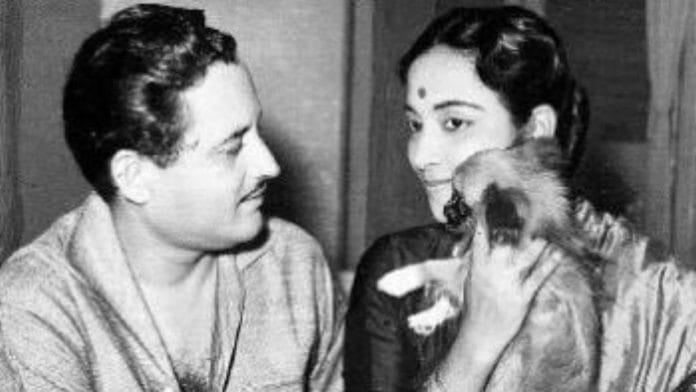 Happiness couldn’t last in Guru Dutt’s personal life, his sister Lalita Lajmi recalled. ‘He wanted Geeta to take care of the family, and the big house they had built. With every successful film, Guru achieved fame while Geeta felt that she had been denied her share of fame.’ | Photo credit: @FilmHistoryPic/ X