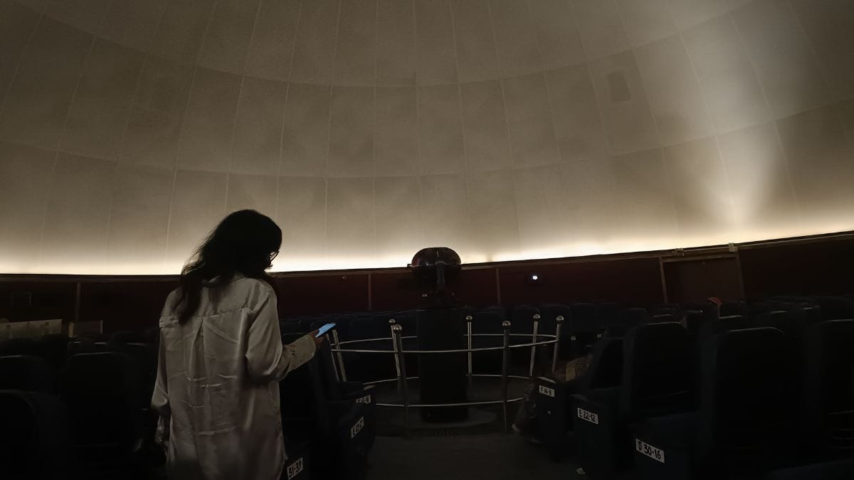 The dome-shaped sky theatre at the Nehru Planetarium which was renovated in 2023 | Akanksha Mishra, ThePrint
