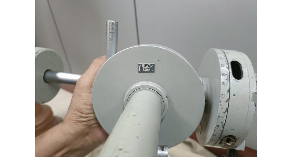 The first telescope bought by the planetarium in 1984, from the Carl Zeiss company in Germany | Akanksha Mishra, ThePrint