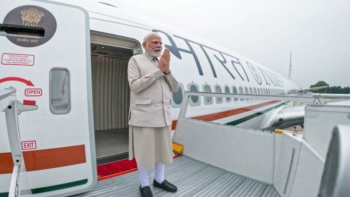 PM Narendra Modi on his way to UK | ANI