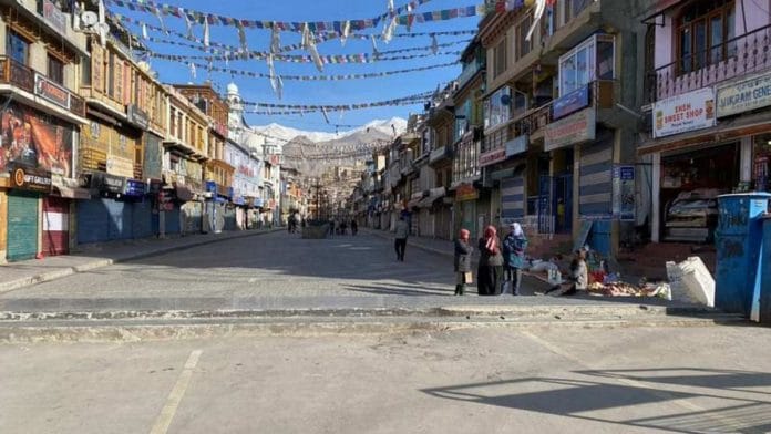 Representational photo of a market in Ladakh | Nootan Sharma, ThePrint