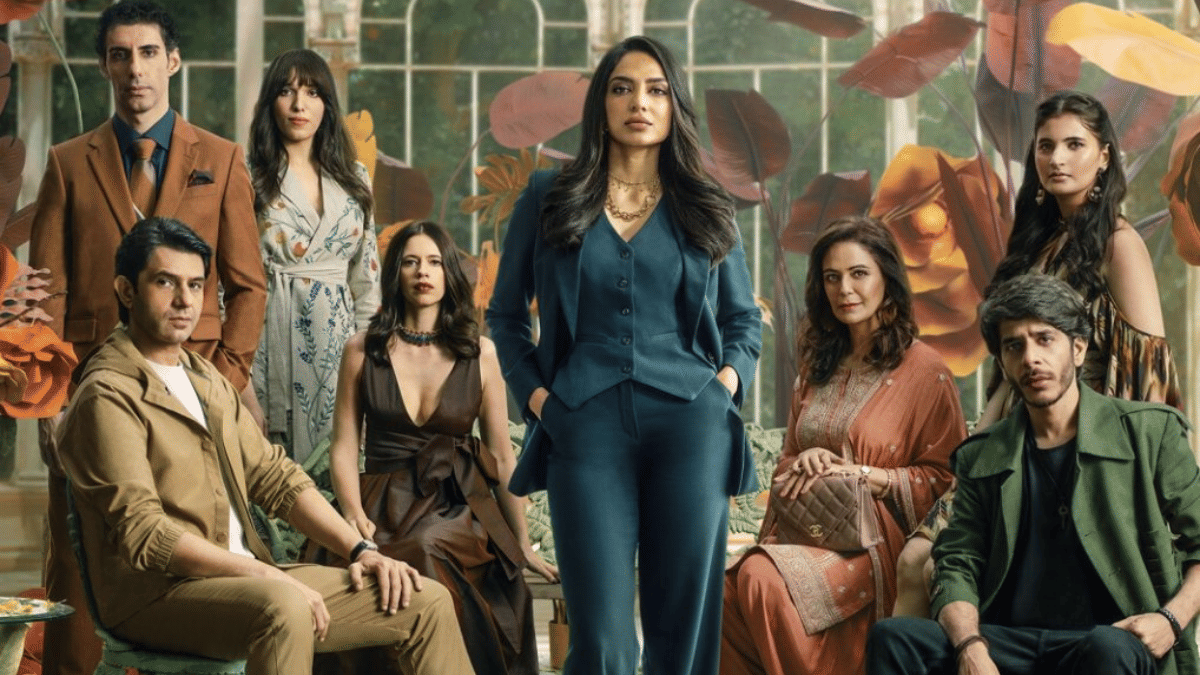 Sobhitaa Dhulipala (centre) in a Made in Heaven Poster | Photo: Via X