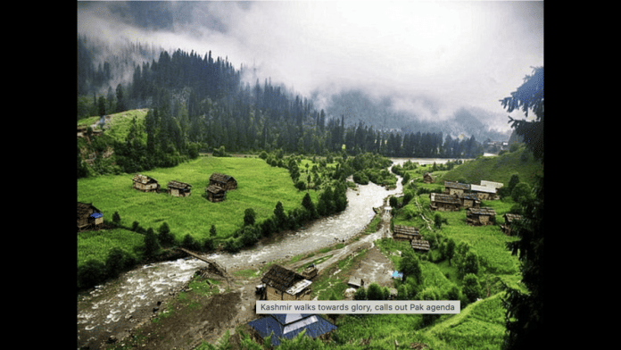 Kashmir Valley (Image source: Twitter)