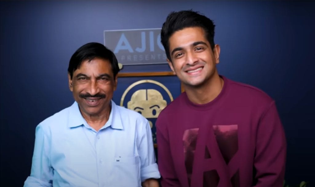 Archaeologist K.K. Muhammed with YouTuber Ranveer Allahbadia