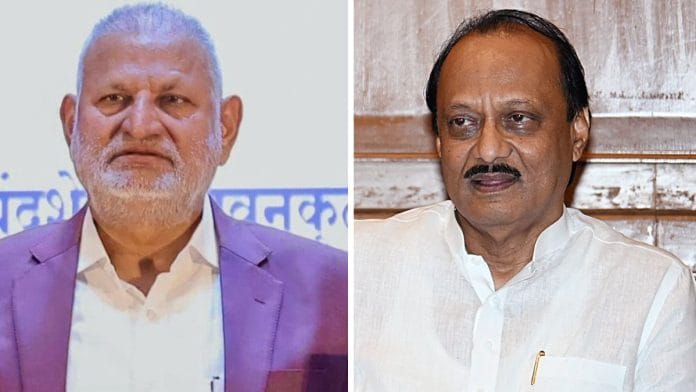 Manikrao Kokate and Ajit Pawar | ANI