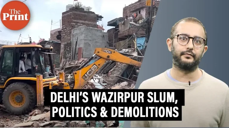 The politicians who built Delhi’s Wazirpur slum. Its jhuggi to JCB story
