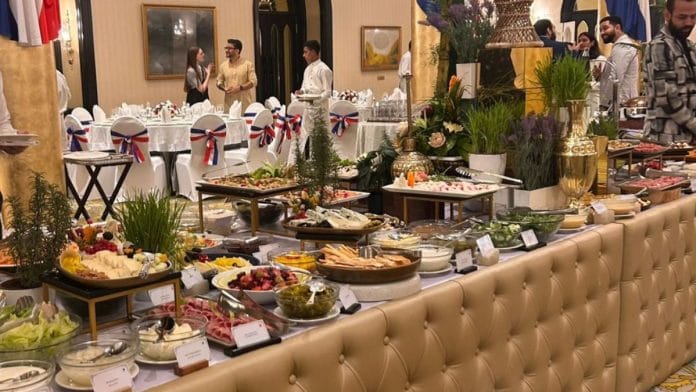 In the latest edition of Bastille Day Mumbai, there was a lavish buffet serving French staples like coq au vin | Photo: by special arrangement