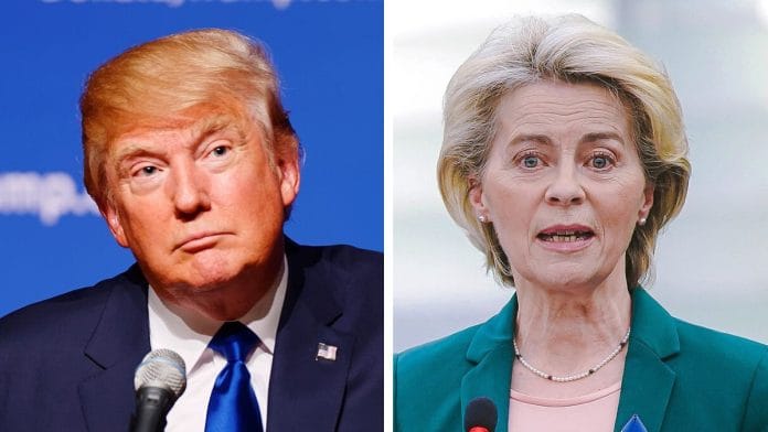 Donald Trump & Ursula Von der Leyen | Commons
