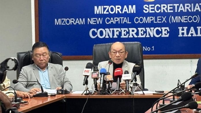 ZPM, the ruling party in Mizoram that also has the numbers to run the Chakma Autonomous District Council, has hit back at Governor VK Singh. Mizoram Home Minister K. Sapdanga Tuesday called the imposition of Governor's Rule a 'breach of democratic principles' | ANI