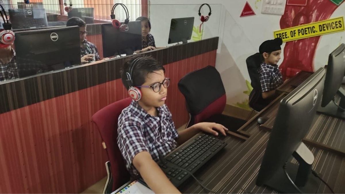 The language lab at ITL Public School, Delhi | Fareeha Iftikhar | ThePrint