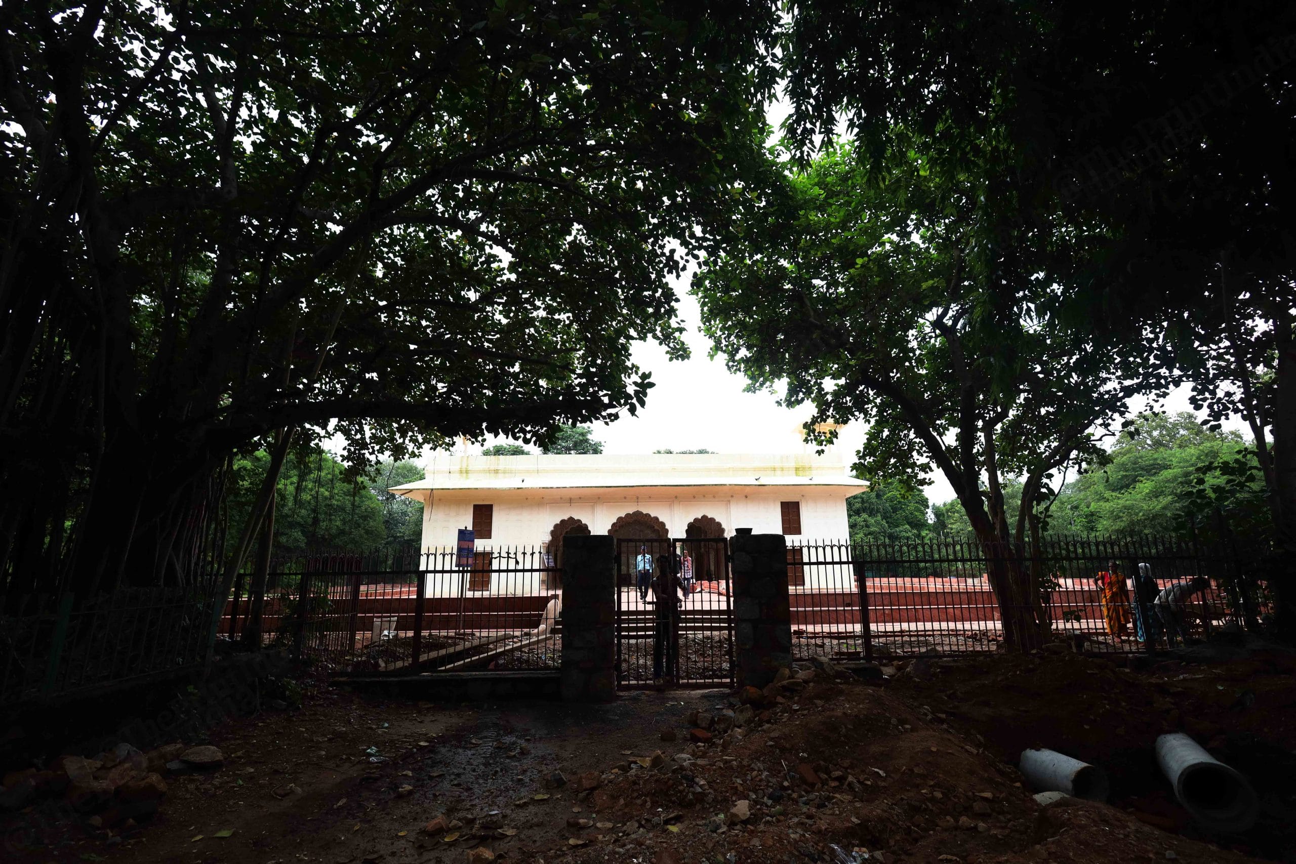 Roshanara pavilion at inside the garden. It is being revamped | Photo: Manisha Mondal | ThePrint