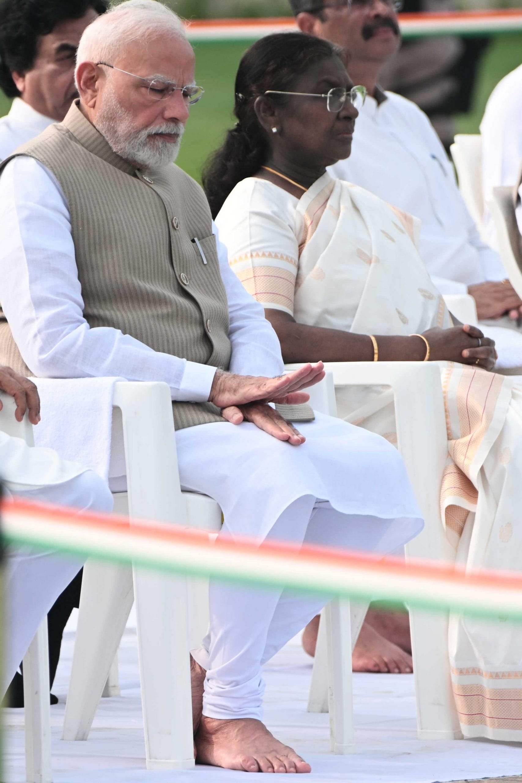 Prime Minister Narendra Modi during the prayer meeting | Suraj Singh Bisht | ThePrint