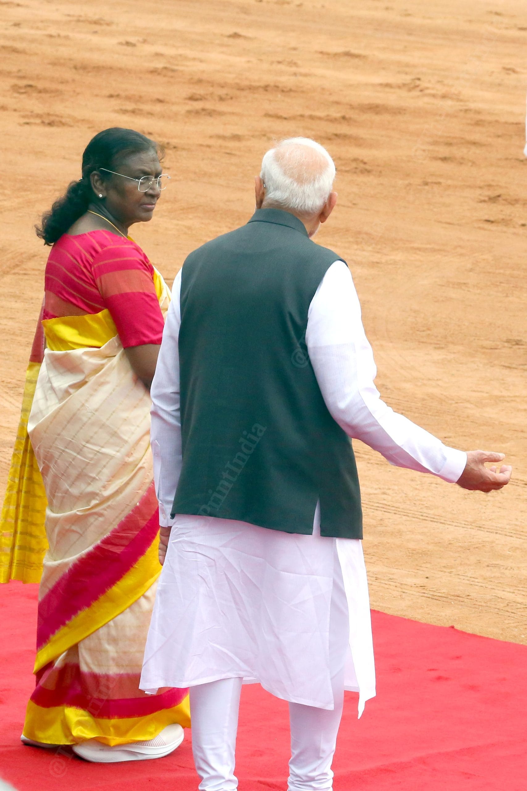 President of India Droupadi Murmu with PM Narendra Modi | Praveen Jain | ThePrint