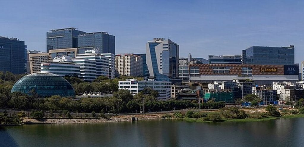 Hyderabad HITEC City view 