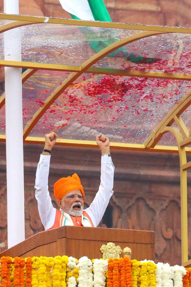 Modi addressing nation from ramparts of Red Fort for the 12th consecutive year | Praveen Jain | ThePrint