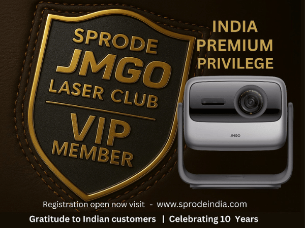 JMGO & SPRODE INDIA Celebrate 10 Years with VIP LASER Club Launch & India's BEST 4K 3-Laser  Projector 