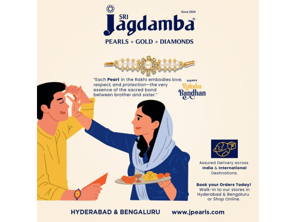 Celebrate Rakshabandhan 2025 with 5 Elegant Gifts from Sri Jagdamba Pearls