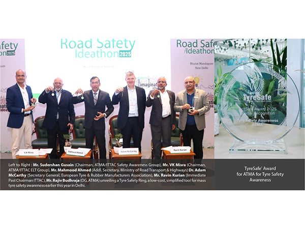 ATMA Receives International Honour for Tyre Safety Awareness