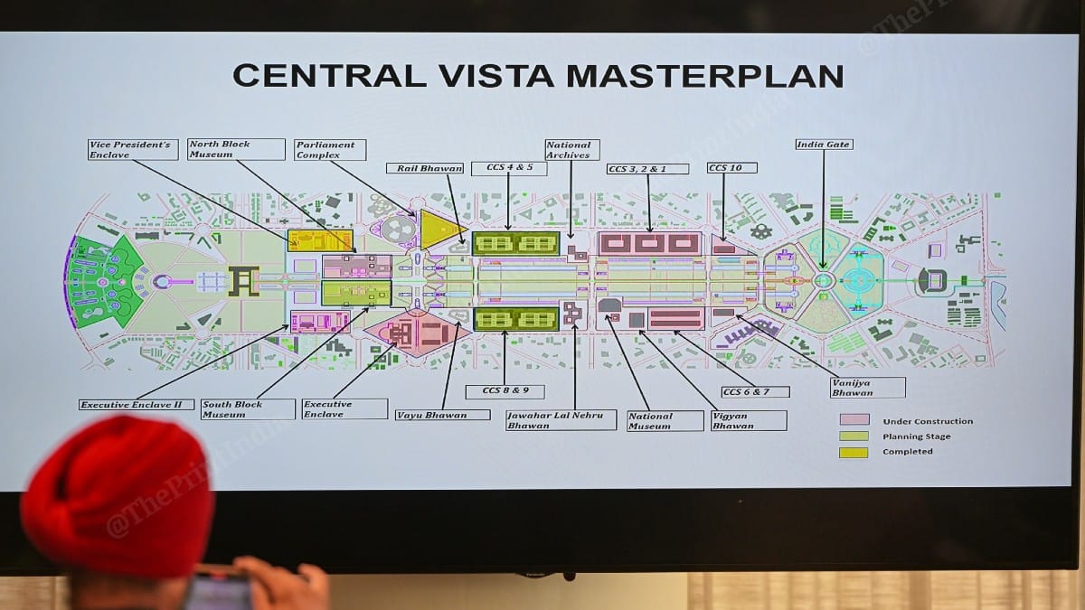 A detailed layout of the Central Vista Masterplan | Suraj Singh Bisht | ThePrint