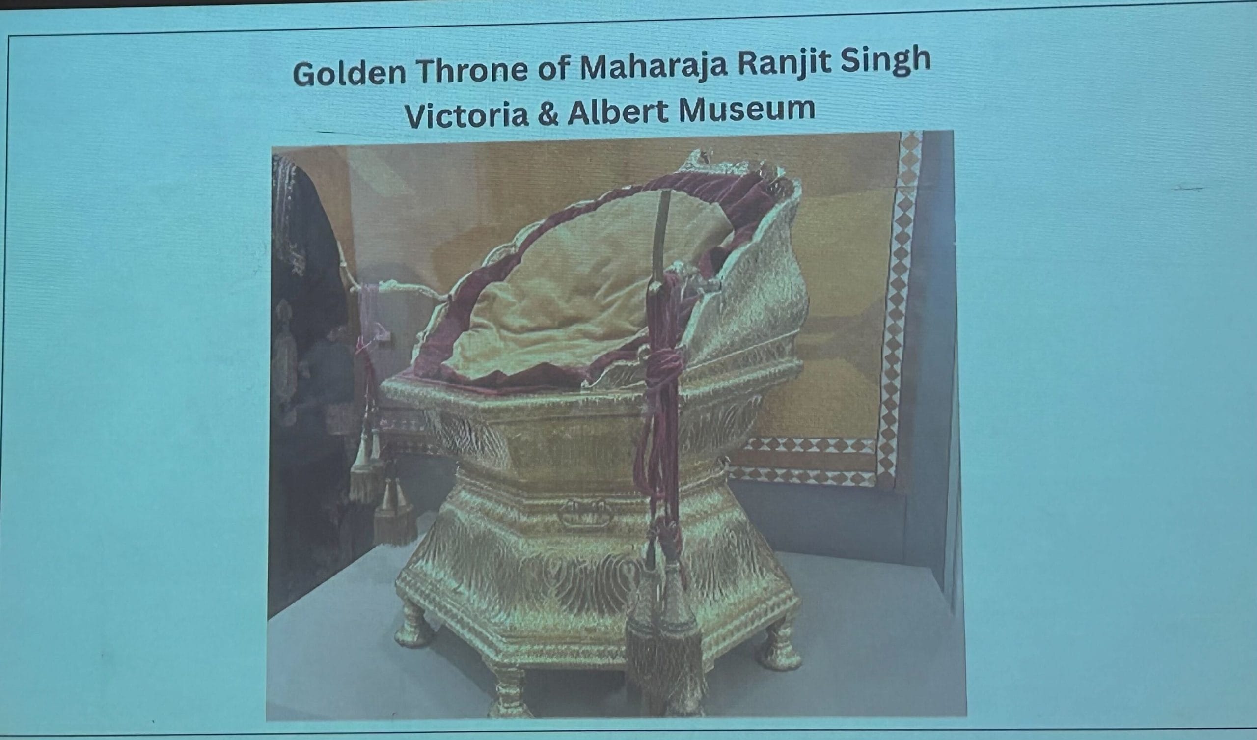 The golden throne of Maharaja Ranjit Singh, stolen from Lahore | Manisha Mondal, ThePrint