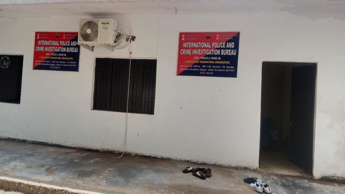 The office of the 'International Police and Crime Investigation Bureau' in Noida | By special arrangement
